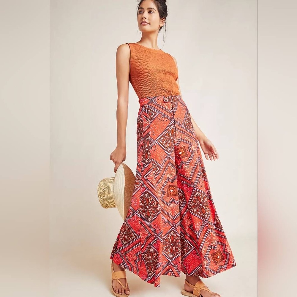 Anthropologie palazzo pants size small (professional altered to a size small)